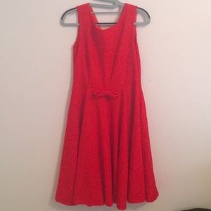 Vintage Red Lace Dress
